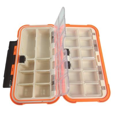 China Compact Waterproof Plastic Outdoor Fishing Lure Box Fishing Tackle Storage Box Fishing Tackle Box, Removable Grid Storage Organizer for sale