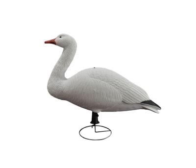 China Garden Outdoor Decoration Plastic White Gear Snow Goose Decoy For Hunting for sale