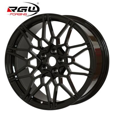 China Llantas Alloy Car Pcd 5*112/120 Aluminum Concave Upset 1842 Rims Roda Aro Black Sport Rim Velg 6061 T6061 Aluminum Chrome Forged 19 Inch for sale