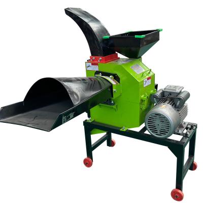 China Machine Dry Wet Grass Cleaver Fodder Grass Chaff Cutter Feed Grinding Machine For Animals for sale