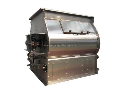 China Carbon Steel Paddle Type Poultry Feed Mixing Equipment / Small Animal Mixer for sale