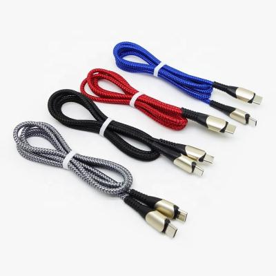 China Palladium 60W 3A Fast Charging Cable Male Mobile Phone Charging Cable USB C To Phone C To 5 Cores Male PD Data Cable With Data Transmission for sale