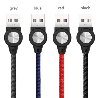 China Mobile Phone Customize Cable Smart Phone Mobile Phone Indicator Light Fast Charging 3A Charging Data Cable For Type-C Micro IP Phones Te koop