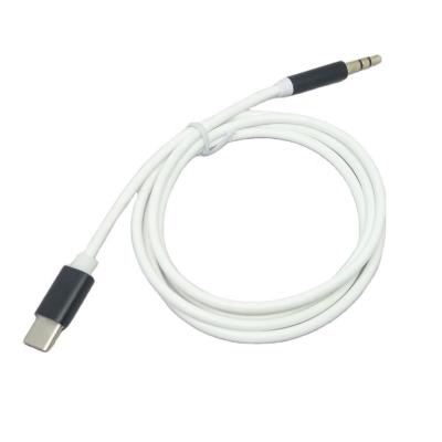 中国 wholesale price car audio cable mobile phone type-c type c cable car audio port C to 3.5mm cable analog interface 販売のため