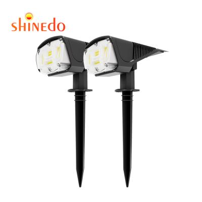 China Residential 40 LED Upgraded Solar Lights Landscape Spotlights 2-in-1 IP67 Waterproof Bright Solar Powered Outdoor Lawn Light Wireless Lawn Light for sale