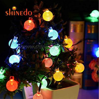 China Outdoor Solar LANDSCAPE City Decoration Ball String Light for Garden Treehouse for sale