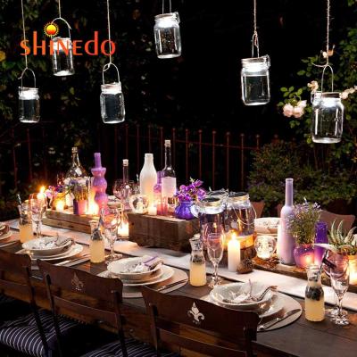 China Dynamic Led LANDSCAPE Glass Bottle Lighting Mini Solar 5/10 LED String Jar Light for sale