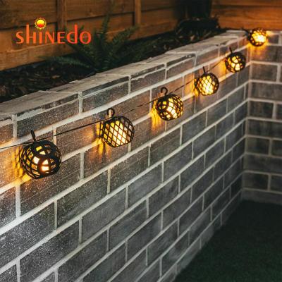 China LANDSCAPE LED Ball Garland Lights String Waterproof Outdoor Lamp Solar Powered Fairy Lights Wedding Party Baby Crib Decoration for sale