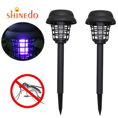 China 2PCS Mosquito Repellent Lamp Viable Outdoor Mosquito Pest Insect Insect Killer Solar Powered Garden LED Zapper Lighting for sale