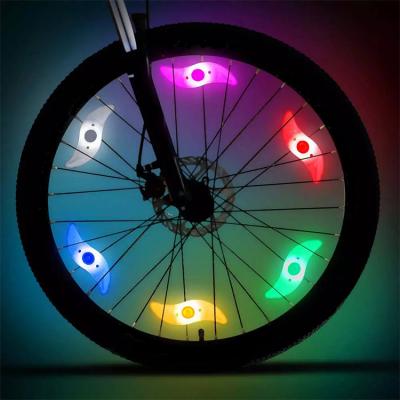 China Perfect Plastic Waterproof Instant Light Road Cycling Mountain Bicycle LED Tire IP65 Wheel Neon Lights for sale