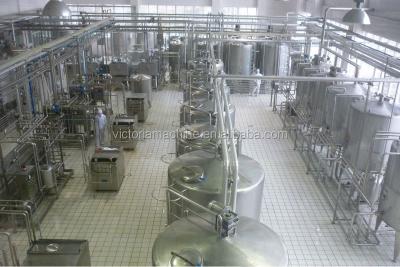 China Milk Complete Automatic Fresh Milk UHT Dairy Production Line / Milk Machine for sale