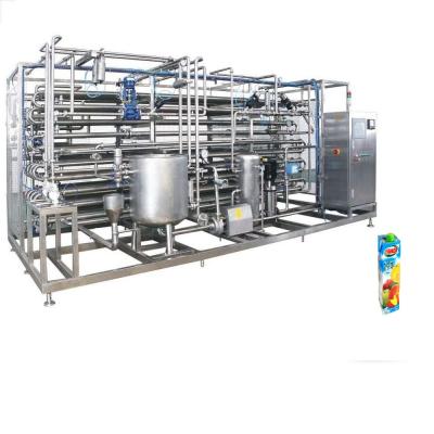 China Milk 304 Stainless Steel Industrial High Efficiency 1000LPH Gable Top Box Almond Milk Plant for sale