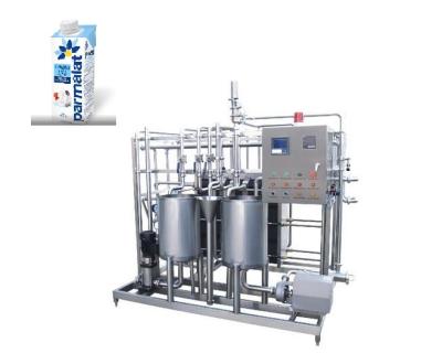 China Small Scale 200ml Full-automatic Milk Flavored Milk Mini Uht Sterilizer Machine Processing Plant for sale