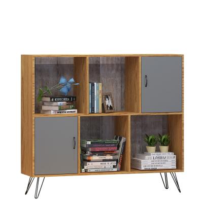 China Easy Assemble Bookshelf Luxury Modern Wooden Furniture European Style For Living Room for sale