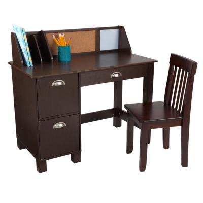 China China Wholesale Modern Flat Pack MDF Kids Furniture Home Wooden Ergonomic Kids Rooms Desk And Chair Set for sale