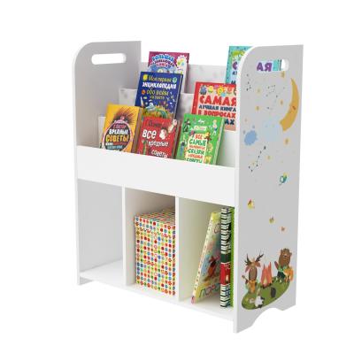 China Contemporary cartoon kiddie magazine shelf baby book shelves children bookcase for children for sale