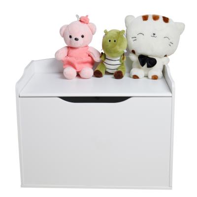 China Modern Modern Children's Furniture Kids Trash Toy Chest Bench With Lid For Babies Toddler Living Room for sale