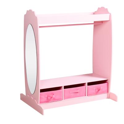 China (Other)Adjustable Child Dresser Storage Kids Armoire Costume Dresser with Mirror and Storage for sale