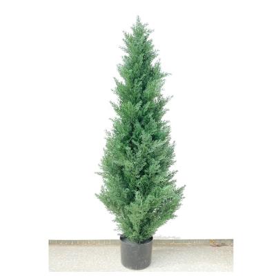 China Minimalist Outdoor Artificial Shape Plant Cone Grass Boxwood Plants Topiary Tree for sale