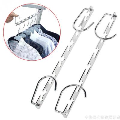 China Eco-friendly Material Magical Wonder Hanger Closet Clothes Organizer Space Saving Clothes Wonder Magic Hangers for sale