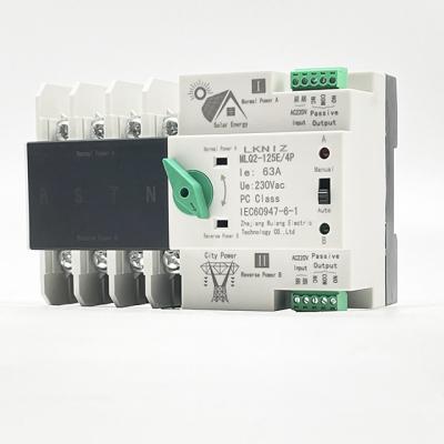 China Solar Panels Girdle PV System Dual Power Automatic Transfer Switch ATS ZQ2 Series for sale