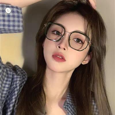 China Fashion 2022 Fashion Blue Light Anti Blocking Glasses Oversized Optical Frames For Women for sale