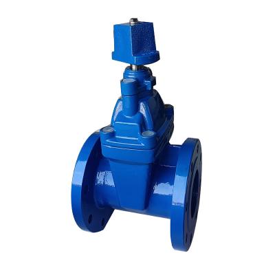 China General ANSI 150LB DN100 4inch Ductile Iron Stem Non Rising Resilient Seated Gate Valve With Quare Bonnet for sale