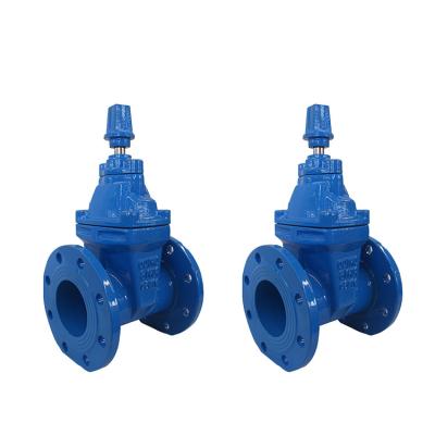 China General MADE IN CHINA PN10 PN16 Z45X BS5163 Soft Seal Flange Ductile Iron Gate Valve With Square Head for sale