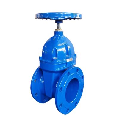 China General China supplier DN100 150 F4 ggg50 PN10/16/25 brass nut on gasket gate valve stem top elastic non-rising gate valve for sale