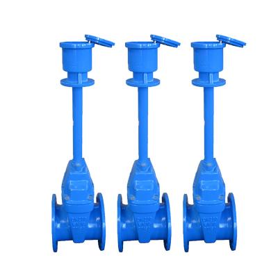 China General Hot Sale Dn100 Ductile Soft Iron Soft Seal Underground Gate Valve for sale