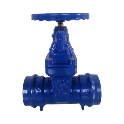 China Resilient Resilient Malleable Iron Gate Valve General End Gate Valve DI Socket Gate Valve For PVC Pipe PN16 for sale