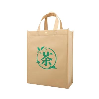 China China Handled Recycling Printing Tea Reusable Word Nonwoven Gift Handbag for sale