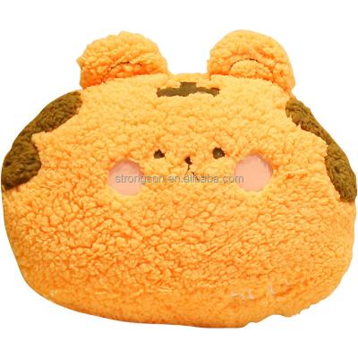 China Custom Toy Cartoon Animals Pattern Pillow Soft Toy Small Big Size Plush Pillow Stuffed Toy Tiger Bear Pig Rabbit Frog for sale