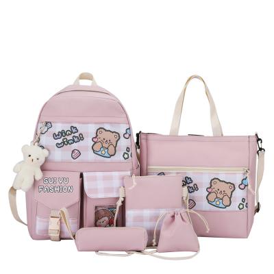 China Hot Selling Large Capacity 3 in 1 Set Bags School Bags Backpack School Set Backpack Complete Set for sale