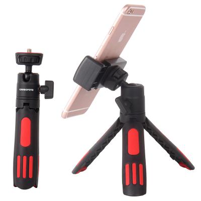 China Zhongshan New Design Extendable Handle Selfie Stick Tripod Mount 2 in 1 Selfie Stick for Camera Mobile Phone Gopro Mini Folding Pocket Tabletop Tripod Mount for sale