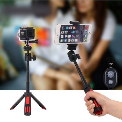 China Mini Table Tripod Extendable Handle Selfie Stick Camera Mobile Phone Tripod Holder Tripod Stand for sale