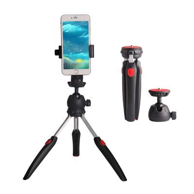 China Compact Mobile Phone Camera Tripod Stand PORTABLE Small Desktop Portable Tripod for sale