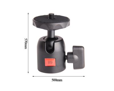 China 360Â ° Saucepan and 90Â ° Tilt 1/4 to 3/8 Aluminum Mini Ball Head Camera Mount for Tripod for sale