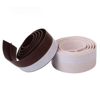 China Modern Self Adhesive Soundproof Door Silicone Door Bottom Field With 3M Tape for sale