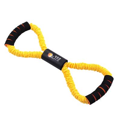 China Sporting Goods Yoga Fitness Yoga Band Indoor Pull Rope Up 8 Shape Chest Expander Resistance Loop Exercise Bands for sale