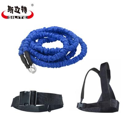 China Strength Training Jinhua Silite Durable Resistance Latex Sheathed Tubing Trainer Resistance Set for sale