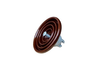 China Porzellan-Suspendierungs-Isolator Brown-Farbe-Soem-ANSI 52-4 zu verkaufen