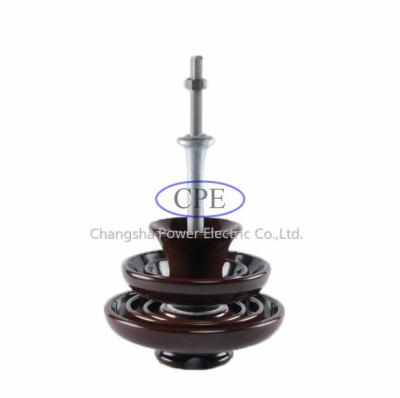 China porcelana Pin Insulators For Distribution Lines de 33kv P-33-Y Brown en venta