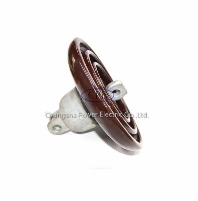 China Brown colore o OEM do isolador de suspensão da porcelana da densidade do ANSI 52-4 disponível à venda