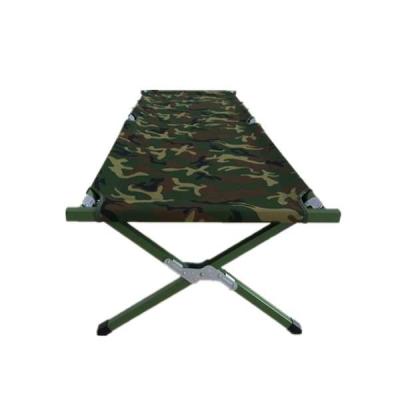 China Engranaje al aire libre táctico del verde caqui que dobla el tubo de aluminio de la cama militar de la choza en venta