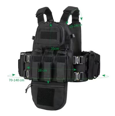 China Custom Tactical Vest Hunting Gear Plate Carrier Green Fully Protection Tactical Vest Outdoor Training for sale