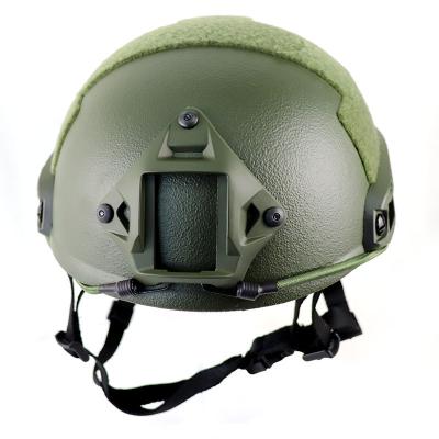 China FAST Helmet NIJ IIIA Ballistic Kevlar tactical ballistic Large Size High Cut Army Green Helmet for sale