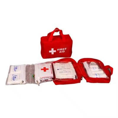 China Caja de primeros auxilios portátil a prueba de agua en la carretera Kit de primeros auxilios de emergencia Kit de primeros auxilios de oficina en el hogar Kit de primeros auxilios de viaje en venta