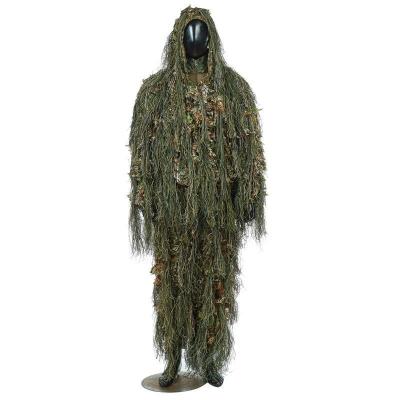 Chine Chine Xinxin Chasse tactique en plein air Entraînement durable Camouflage imperméable à l'eau Respirant 3D Leaf Ghillie à vendre