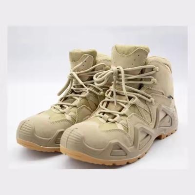 China Wholesale Anti slip Combat Jungle Split Suede Outsole PU Rubber Tactical Boots for Men for sale